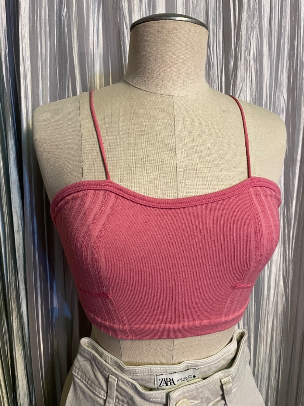 UO Pink Crop Tank